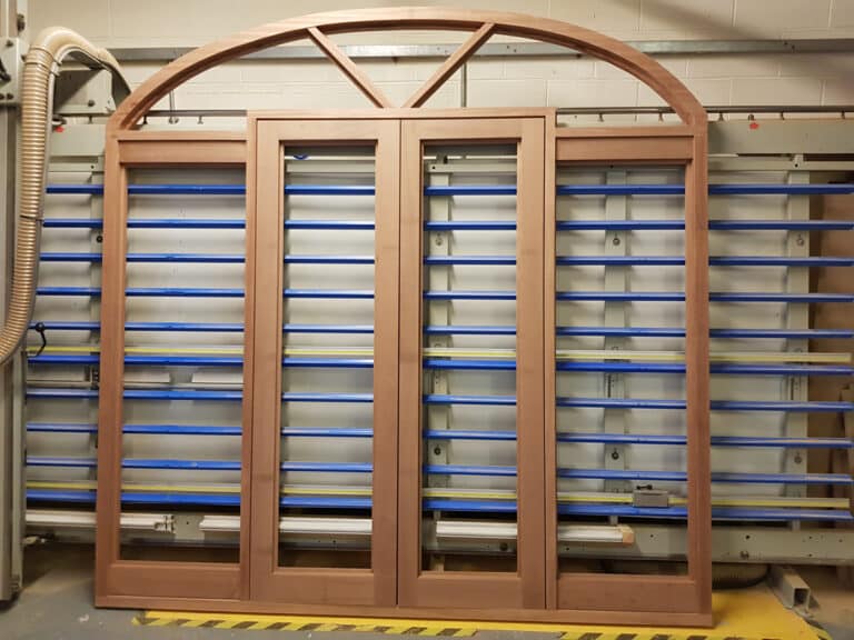 solid oak french doors and frame