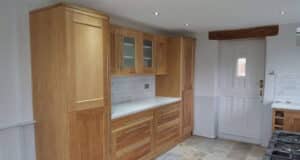 oak kitchen cupboards