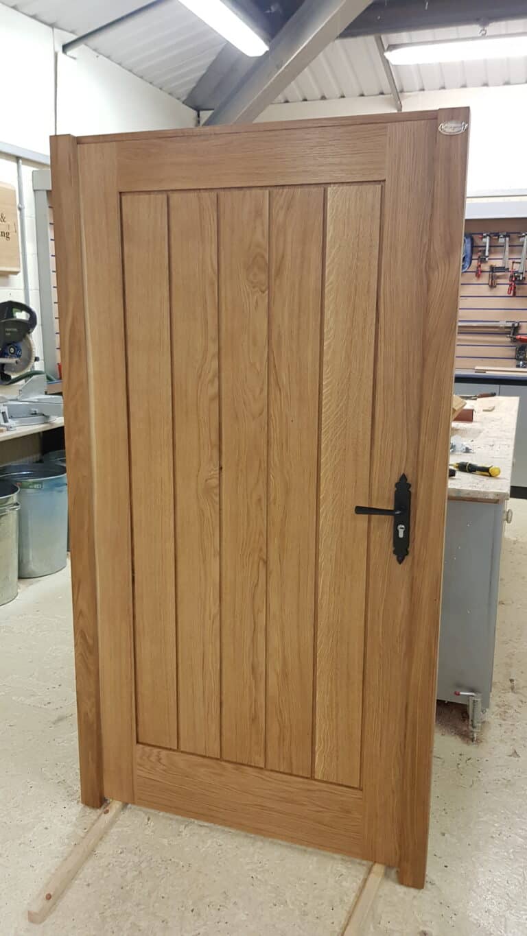 solid oak exterior door