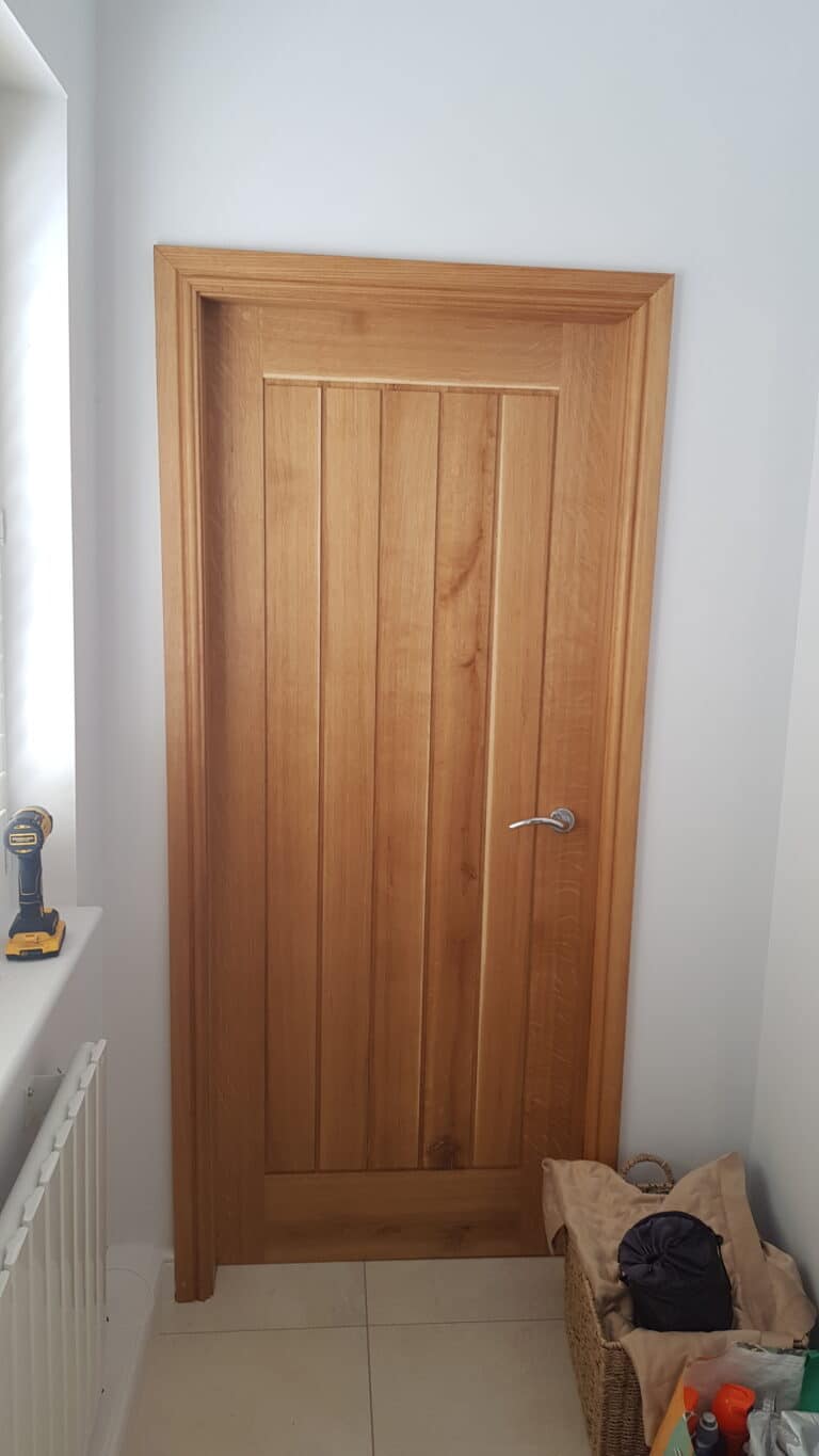 solid oak interior door