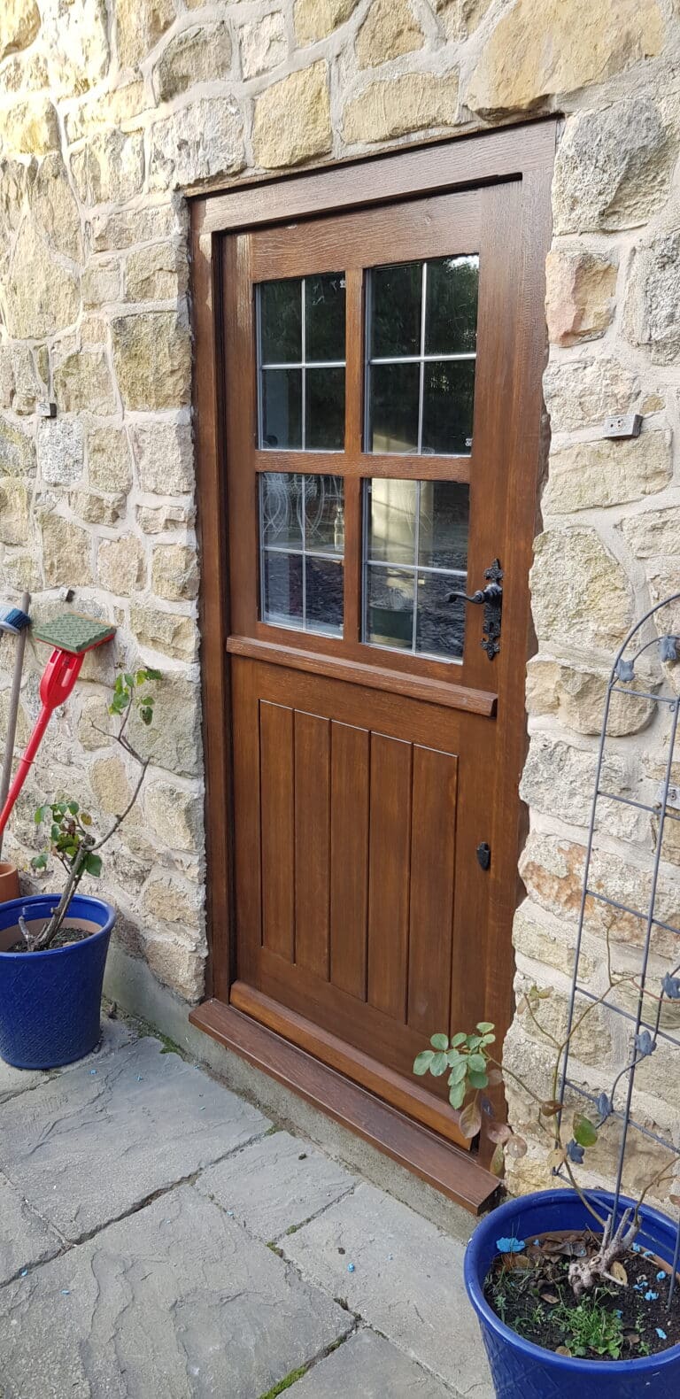 solid oak split door