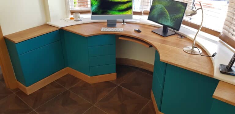 solid oak desk