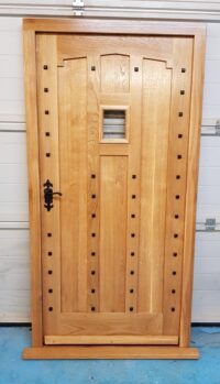 Portland external oak door