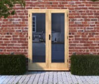 kensington oak external french door set