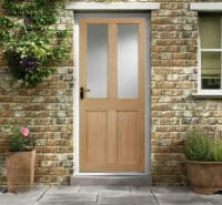 Victorian Glazed oak door