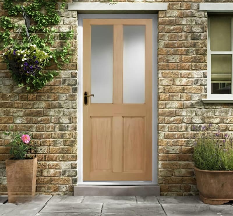 Victorian Glazed oak door