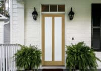 Vermont oak external door