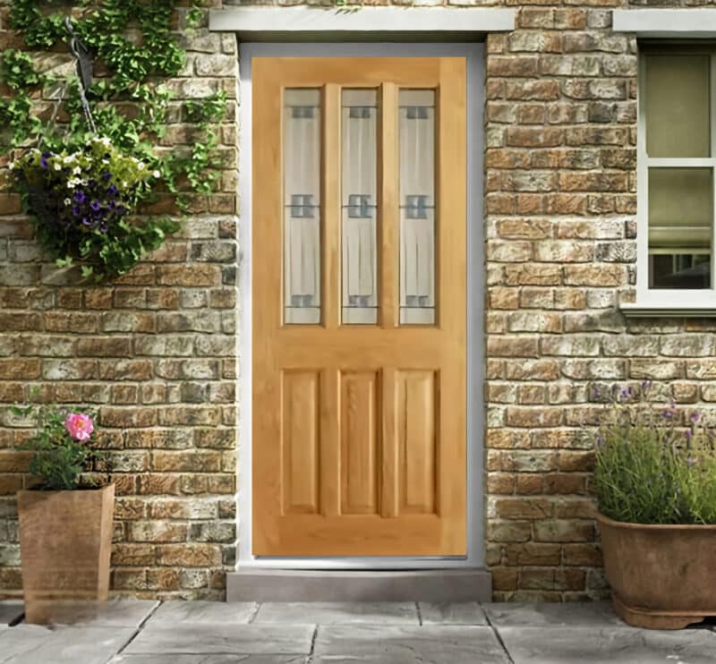 County Grange external oak door