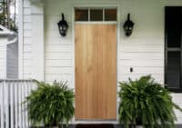 Oak Ledged & Braced external door