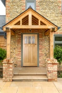 Edwardian Ledge External Oak Door