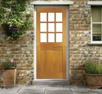 Stable external oak door
