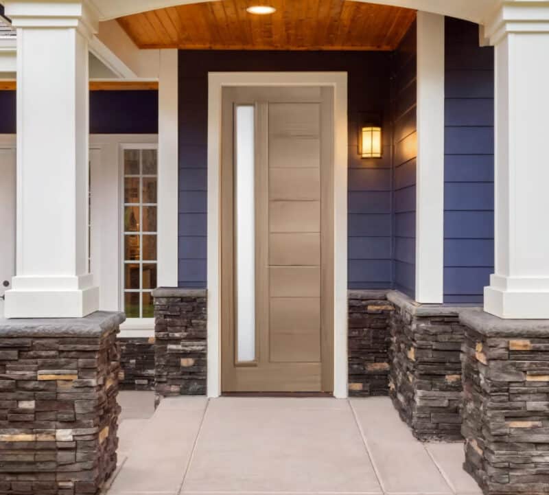 Crawford external oak door