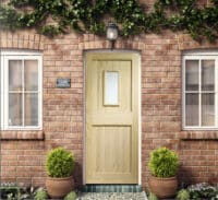 Shackleton external stable oak door