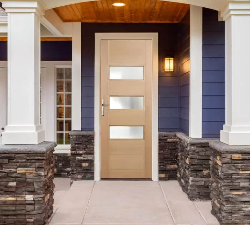 Stockholm external oak door