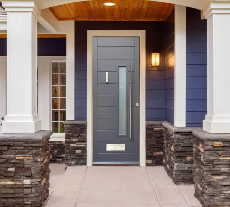 Newmark contemporary external door