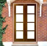 regal oak external French door set