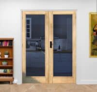 Kensington oak internal French door set