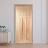Edwardian internal oak door