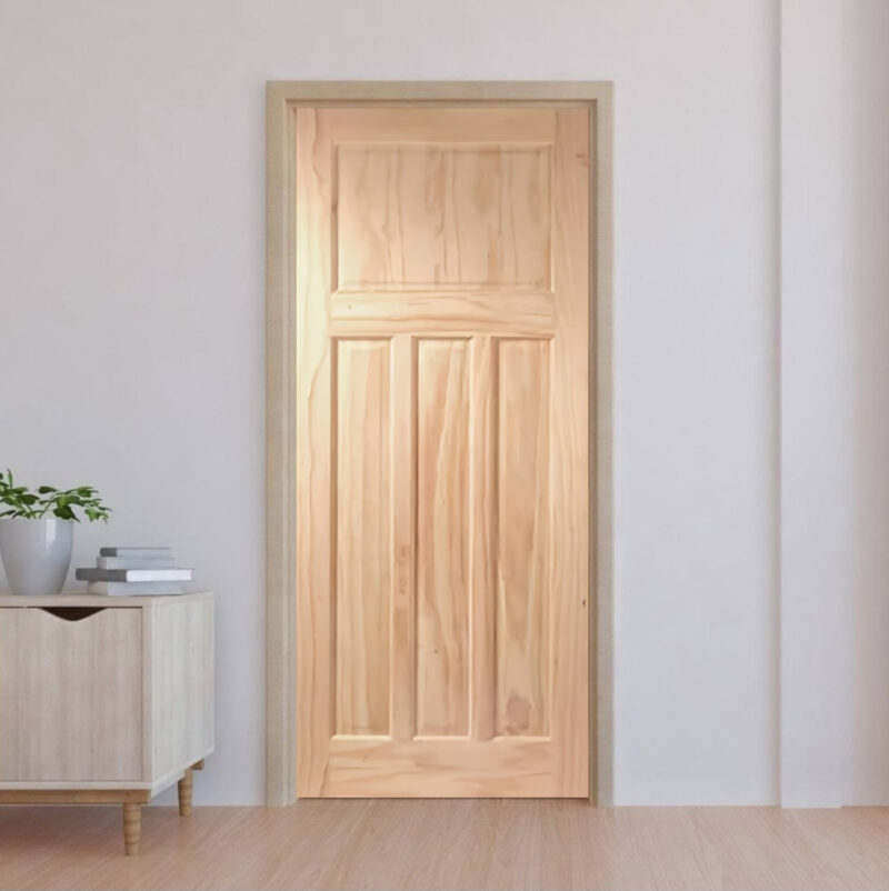 Edwardian internal oak door