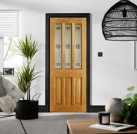 County Grange internal oak door