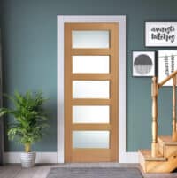 Calgary Glazed internal oak door