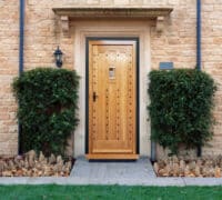 Portland external oak door