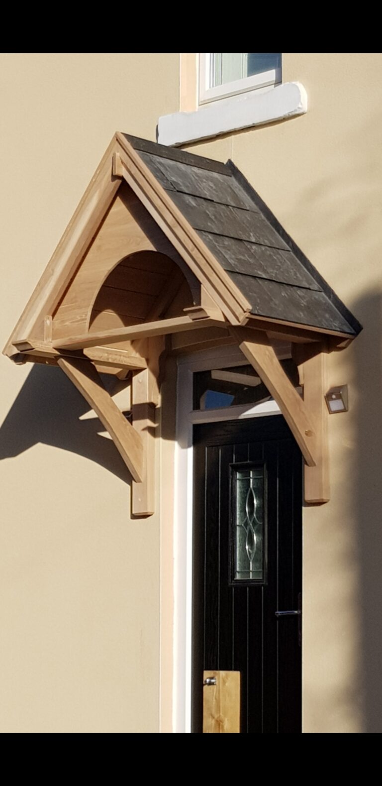 oak door canopy