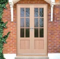 Classic Victorian Oak External French Doors
