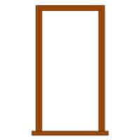 oak single door frame